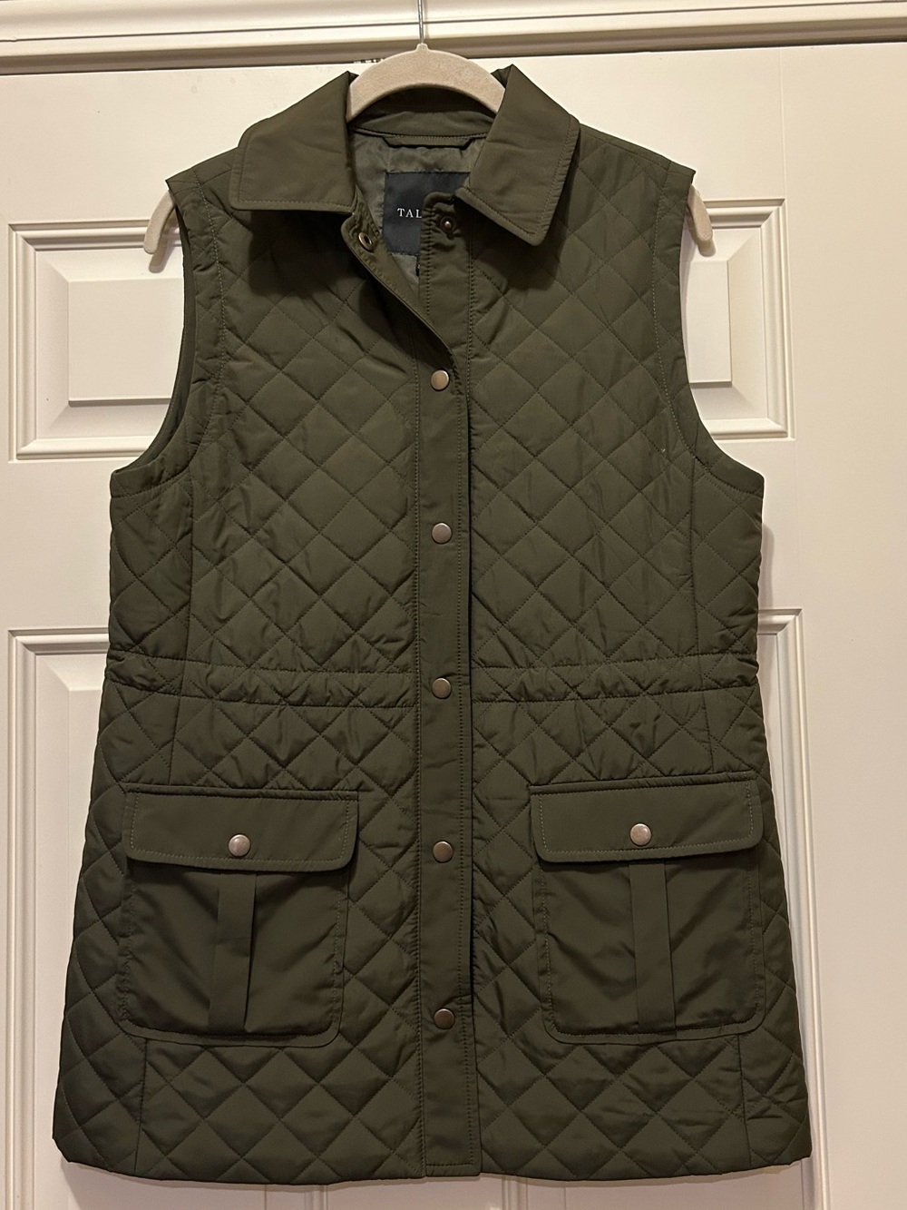 Talbots Quilted Long Vest